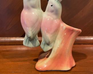 Vintage Royal Copley Love Birds Bud Vase