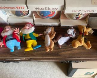 Vintage Schmid Walt Disney Character Ornaments