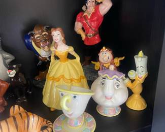 Disney Beauty and the Beast Ceramic Figurines
