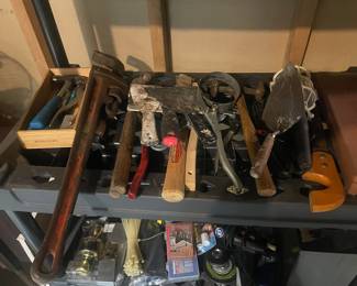 Assorted Vintage Hand Tools and Hardware