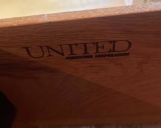 United Furniture Corporation Dresser with Mirror