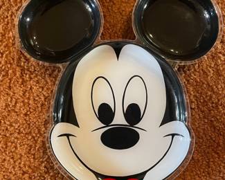 Vintage Disney Mickey Mouse Divided Tray