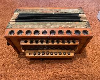 Vintage Diatonic Button Accordion