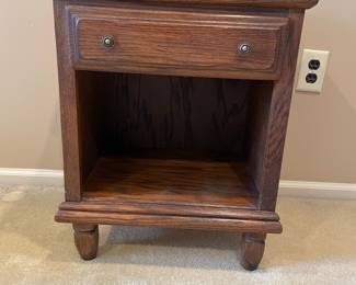 Vintage Oak Nightstand