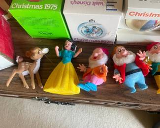 Vintage Schmid Walt Disney Character Ornaments