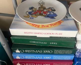 Vintage Disney Christmas Collector Plates