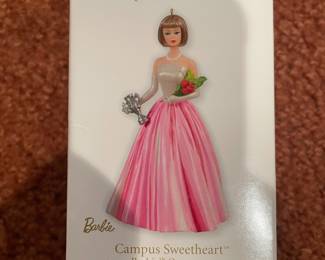 2011 Hallmark Keepsake Campus Sweetheart Barbie Ornament