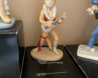 Vintage 1984 Roman Inc. Cats Musical Rum Tum Tugger Figurine