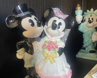 Mickey and Minnie Mouse Wedding Figurine