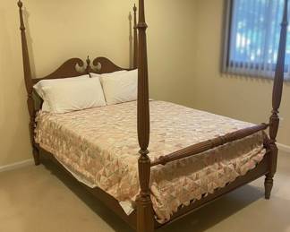Vintage Four-Poster Bed