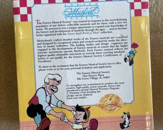 Vintage Enesco Disney Pinocchio Illuminated Deluxe Action Musical Theatre