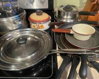 Vintage Aluminum Egg Poacher Pan