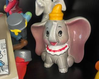 Vintage Walt Disney Productions Dumbo Ceramic Figurine