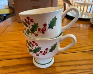 Sango White Christmas Dinnerware and Accessories