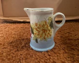 Vintage Floral Porcelain Creamer