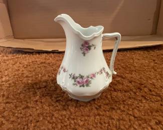 Vintage Floral Porcelain Creamer