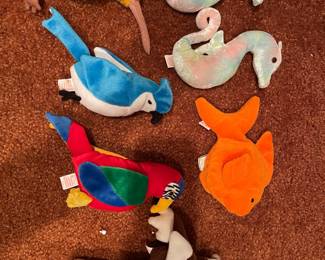 Collection of Vintage Ty Beanie Babies