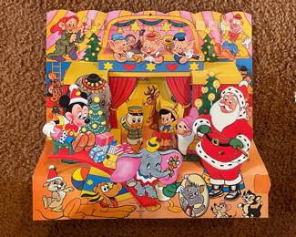 Vintage Walt Disney Productions 7552 Christmas Advent Calendar