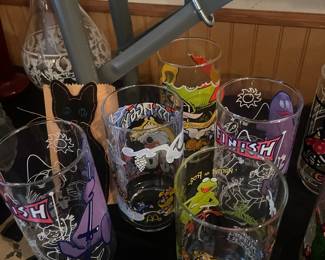 Vintage McDonald's The Great Muppet Caper and Holiday Promotional Glasses