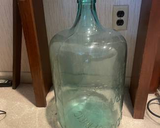Vintage Glass Water Carboy