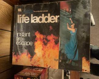 Vintage American LaFrance Life Ladder Instant Fire Escape