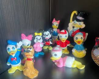 Vintage Disney Character Ceramic Figurines