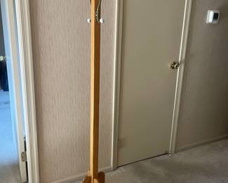Vintage Oak Coat Rack
