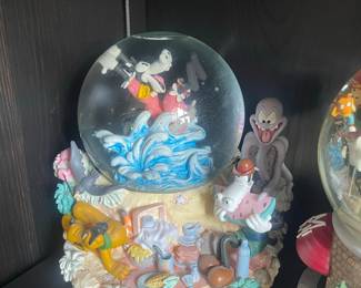 Vintage Disney 'Summer Time Fun' Musical Snow Globe