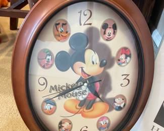 Vintage Disney Mickey Mouse Wall Clock