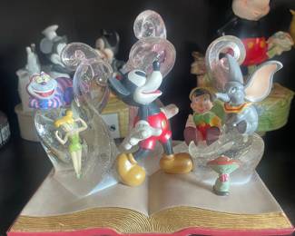 Vintage Disney 75 Years of Love and Laughter Storybook Figurine