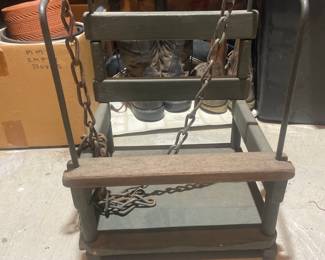 Vintage Children's Hanging Swing Seat