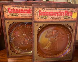 Indiana Glass Co. American Bicentennial Commemorative Plates