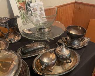 Vintage Silver Plated Serving Collection