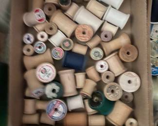 Vintage Sewing Notions and Thread Assortment