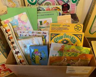 Vintage Cabbage Patch Kids Stationery and Activity Collection