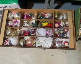 Vintage Glass Christmas Ornaments