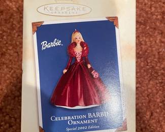2002 Hallmark Keepsake Celebration Barbie Ornament