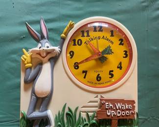Vintage Equity Bugs Bunny Talking Alarm Clock