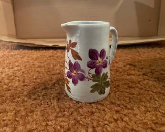 Vintage Floral Porcelain Creamer