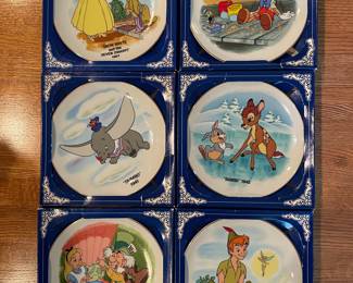 Disney Animated Film Collector Plates