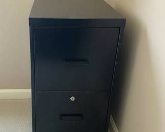 Two-Drawer Metal Filing Cabinet