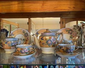 Vintage Japanese Porcelain Tea Set