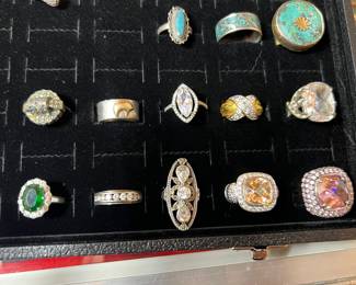 Sterling silver rings
