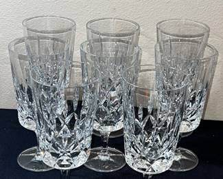 Gorham King Edward Crystal Water goblets