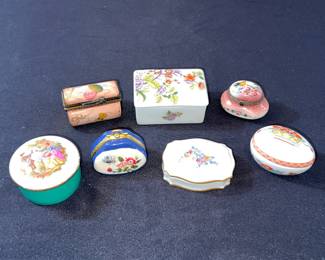 Limoges trinket boxes