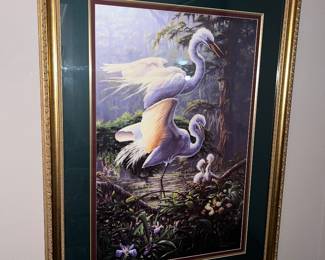 print titled New Beginnings by Louisiana artist R. C. Davis