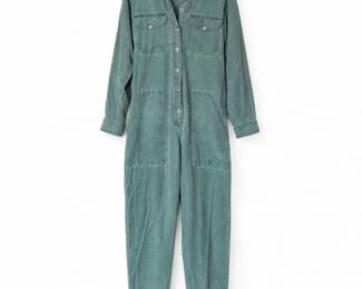 83 VintageBananaRepublicCottonUtilityJumpsuit