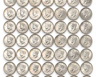 2 AssortedKennedyHalfDollars1960s1990s