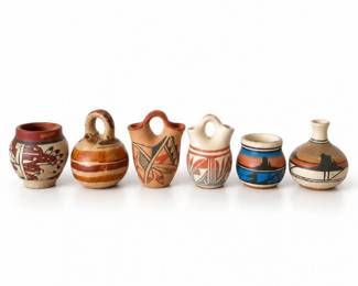 100 VintageMiniNativeAmericanSouthwesternPotteryLot