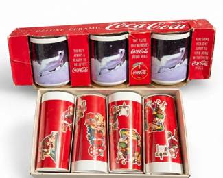 17 VintageCocaColaChristmasMugSet